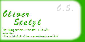 oliver stelzl business card